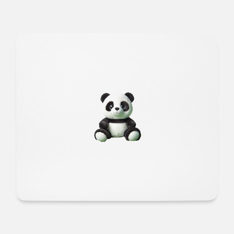 Panda - Mousepad (Querformat) - Weiß