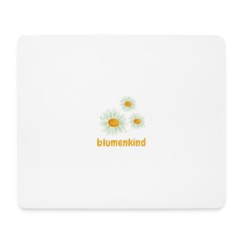Blumenkind - Mousepad (Querformat) - Weiß - Vorne
