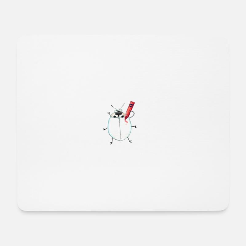 asiatischer Marienkäfer - Mousepad (Querformat) - Weiß