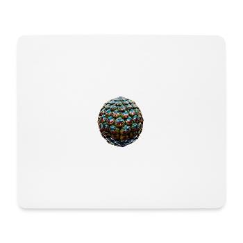 Pailletten,artischocke,glitzernde Artischocke - Mousepad (Querformat) - Weiß - Vorne