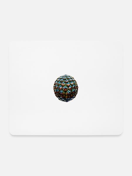 Pailletten,artischocke,glitzernde Artischocke - Mousepad (Querformat) - Weiß