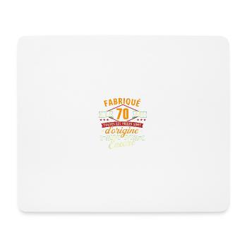 Vor 70 Jahren gemacht - 70 Jahre Jubiläumswitz - Mousepad (Querformat) - Weiß - Vorne
