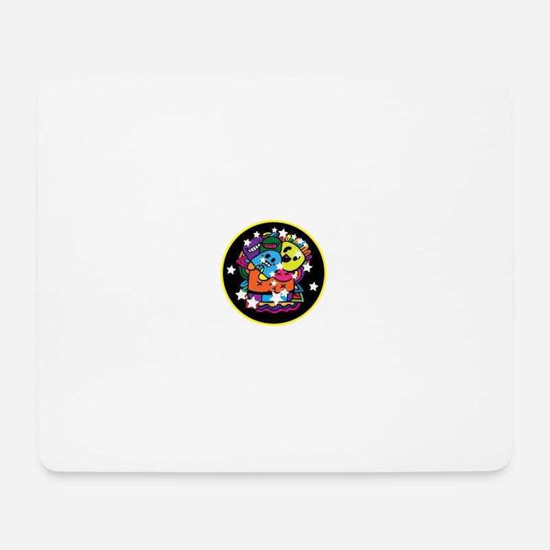 STAR STRUCK - Mousepad (Querformat) - Weiß