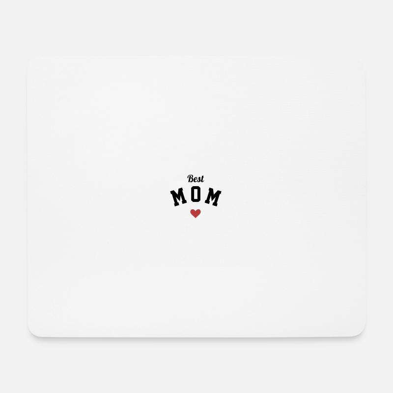 Beste Mutter, Herz, Muttertag, Mutter - Mousepad (Querformat) - Weiß