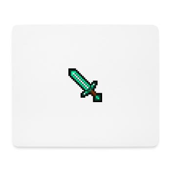 Pixel Schwert - Mousepad (Querformat) - Weiß - Vorne