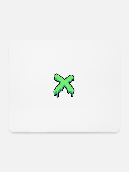 Grün Kreuz - Mousepad (Querformat) - Weiß