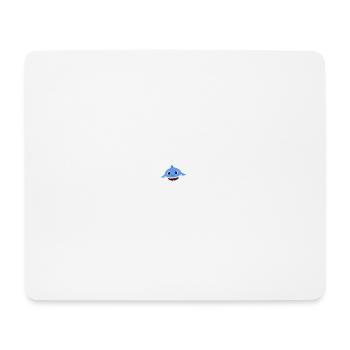 Cute Shark Illustration Design minimalism smiling - Mousepad (Querformat) - Weiß - Vorne