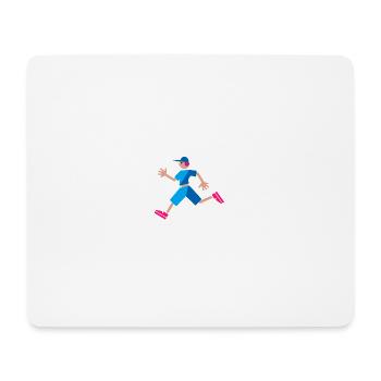 Music Runner - Mouse Pad (horizontal) - white - Front