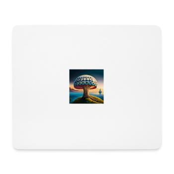 Mushroom comic - Mousepad (Querformat) - Weiß - Vorne
