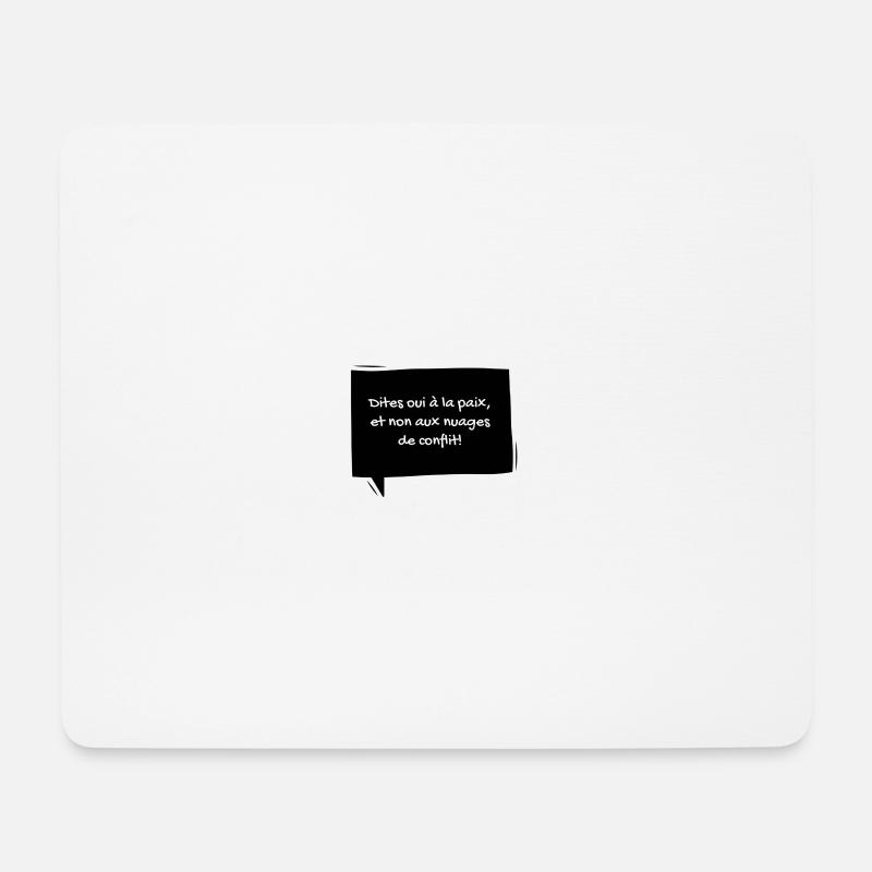 7 - Tapis de souris (format paysage) - blanc