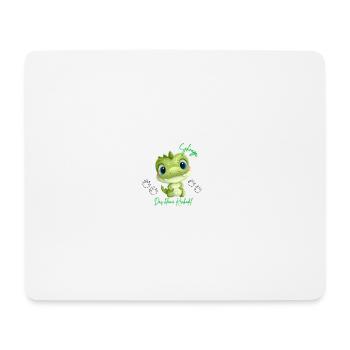 Schnappi - Mouse Pad (horizontal) - white - Front