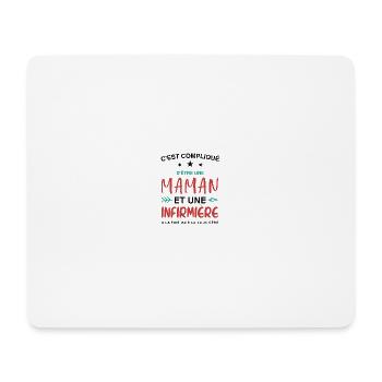 Mama und Krankenschwester - Mousepad (Querformat) - Weiß - Vorne