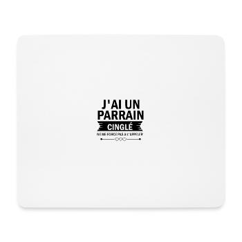 I have a crazy godfather don't force me to call him - Mouse Pad (horizontal) - white - Front