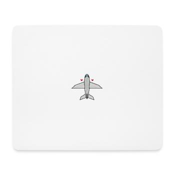 Airplane - Mouse Pad (horizontal) - white - Front