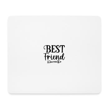 chien meilleur ami - Tapis de souris (format paysage) - blanc - Devant