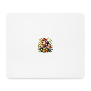 Mushrooms Magic Mushrooms Plain - Mouse Pad (horizontal) - white - Front