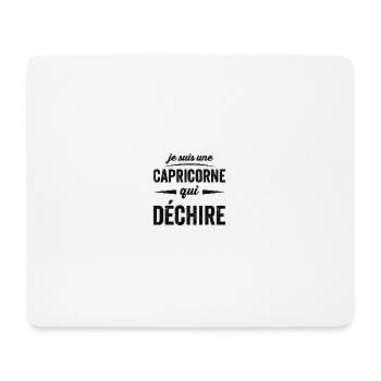 Ich bin ein Steinbock, der weint - Mousepad (Querformat) - Weiß - Vorne