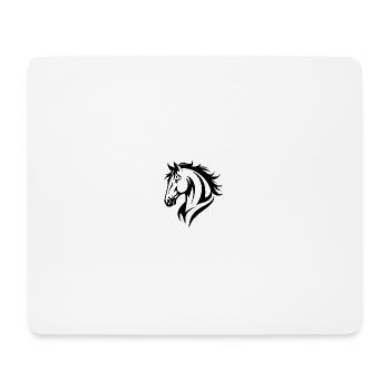 Cheval Équitation Équitation - Tapis de souris (format paysage) - blanc - Devant