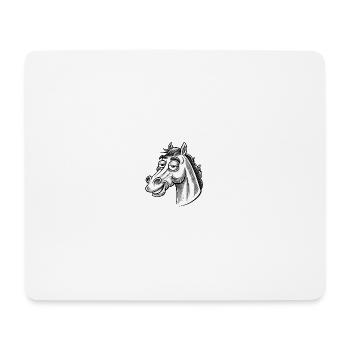 Pferd Pferde Reiten Reiter - Mousepad (Querformat) - Weiß - Vorne