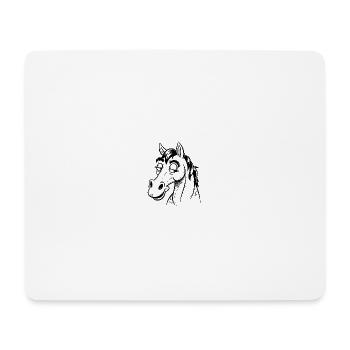 Pferd Pferde Reiten Reiter - Mousepad (Querformat) - Weiß - Vorne