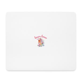 Pferdefreunde - Reiten - Reiter - Mousepad (Querformat) - Weiß - Vorne