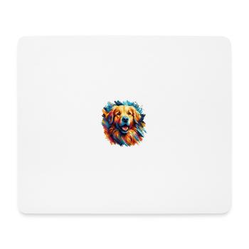 Golden Retriever - Mouse Pad (horizontal) - white - Front