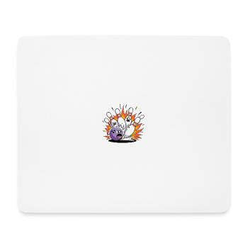 Bowling Destroys Bowling Bowling - Mouse Pad (horizontal) - white - Front