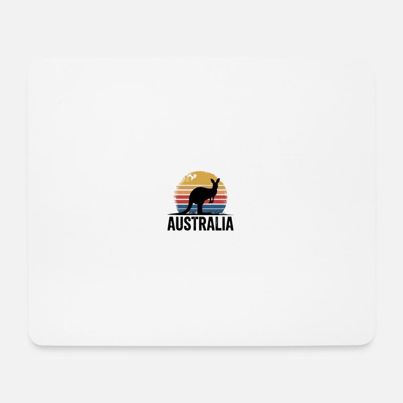 Australien - Mousepad (Querformat) - Weiß
