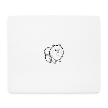 Pomsky - Mouse Pad (horizontal) - white - Front