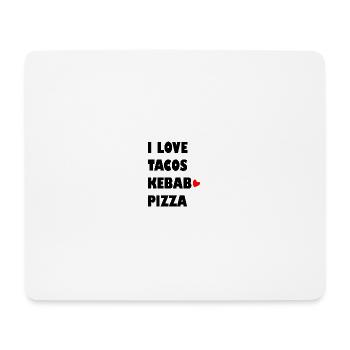 I like the kebab sandwich - Mouse Pad (horizontal) - white - Front