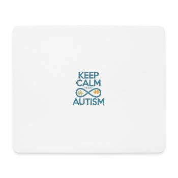 Autismus - Mousepad (Querformat) - Weiß - Vorne