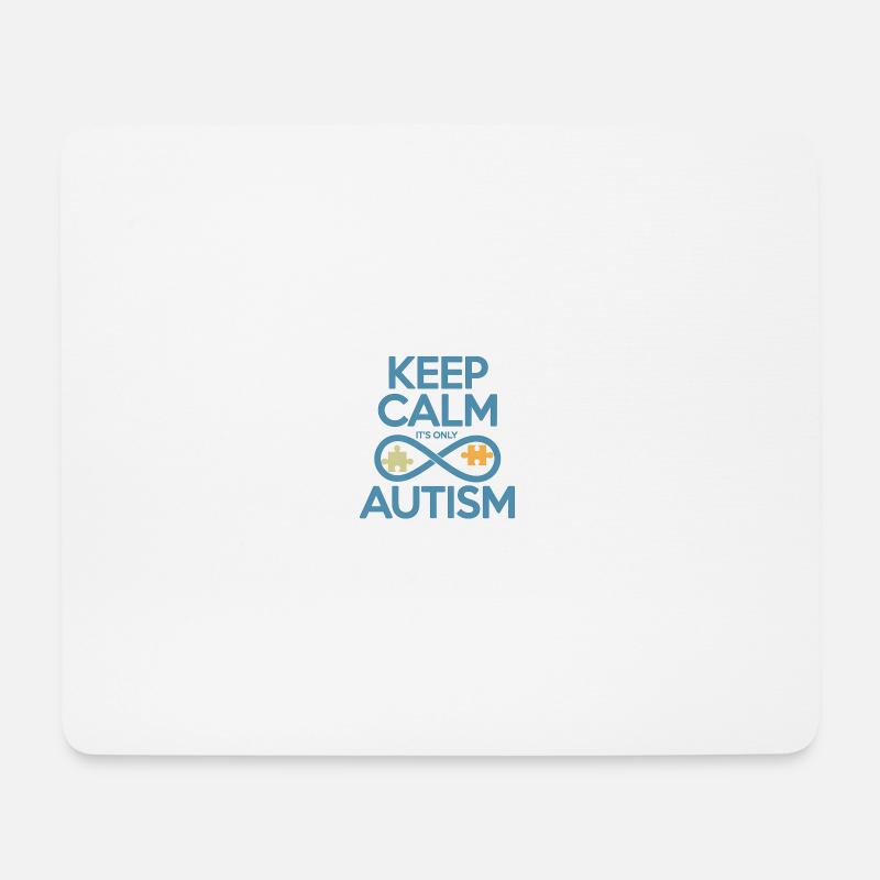 Autismus - Mousepad (Querformat) - Weiß