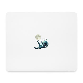 Bébé extraterrestre au décollage - Tapis de souris (format paysage) - blanc - Devant