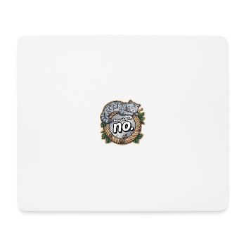Bkh silver tabby no - Mouse Pad (horizontal) - white - Front