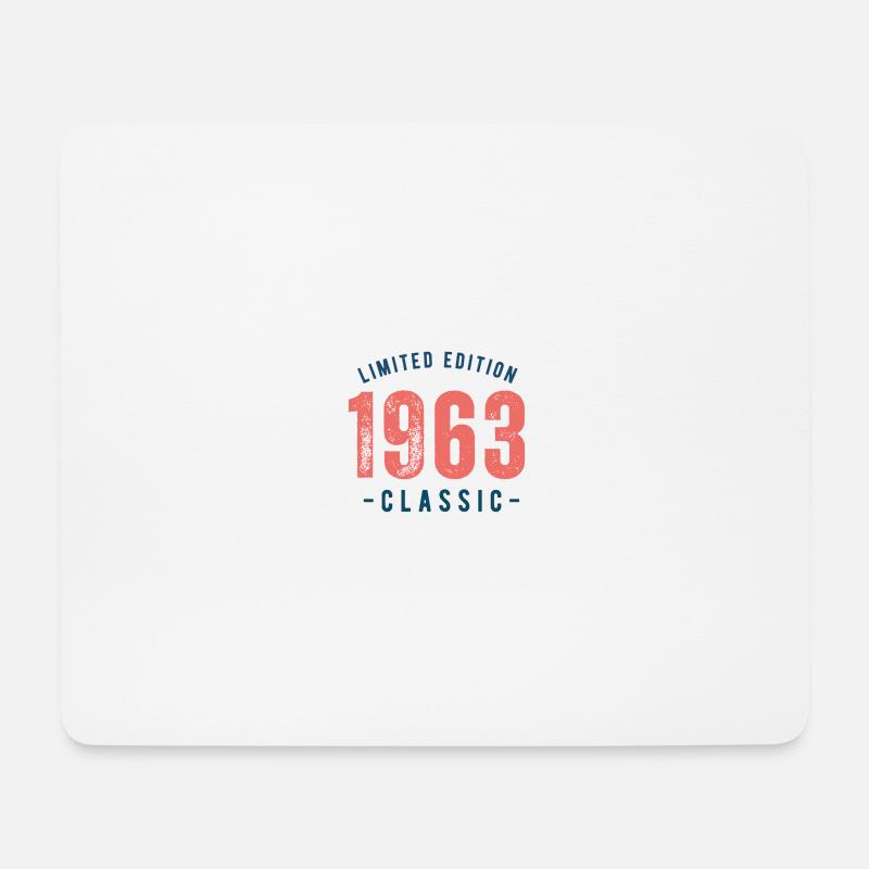 1963 Jahrgang - Mousepad (Querformat) - Weiß
