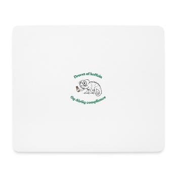 Powered by Caffeine - Fun Design - Mouse Pad (horizontal) - white - Front