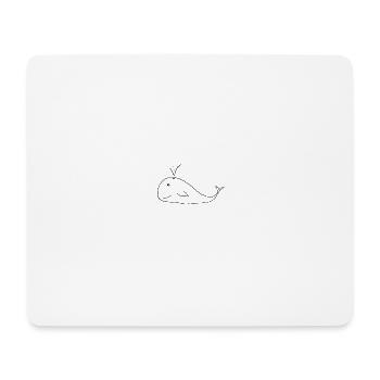 mer de baleine, mer, idée cadeau, animal, - Tapis de souris (format paysage) - blanc - Devant