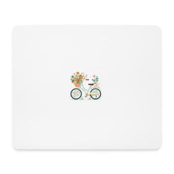 Sweet Adventure Flower Wheel Tour 7 - Mouse Pad (horizontal) - white - Front