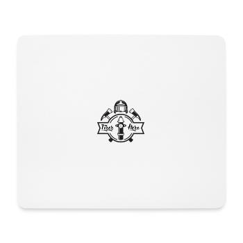 Fire Hero - Mousepad (Querformat) - Weiß - Vorne