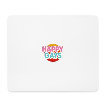 Life celebration colorful design - Mouse Pad (horizontal) - white - Front