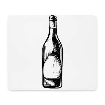 Beer Bottle Beer Drinking Symbol - Mouse Pad (horizontal) - white - Front