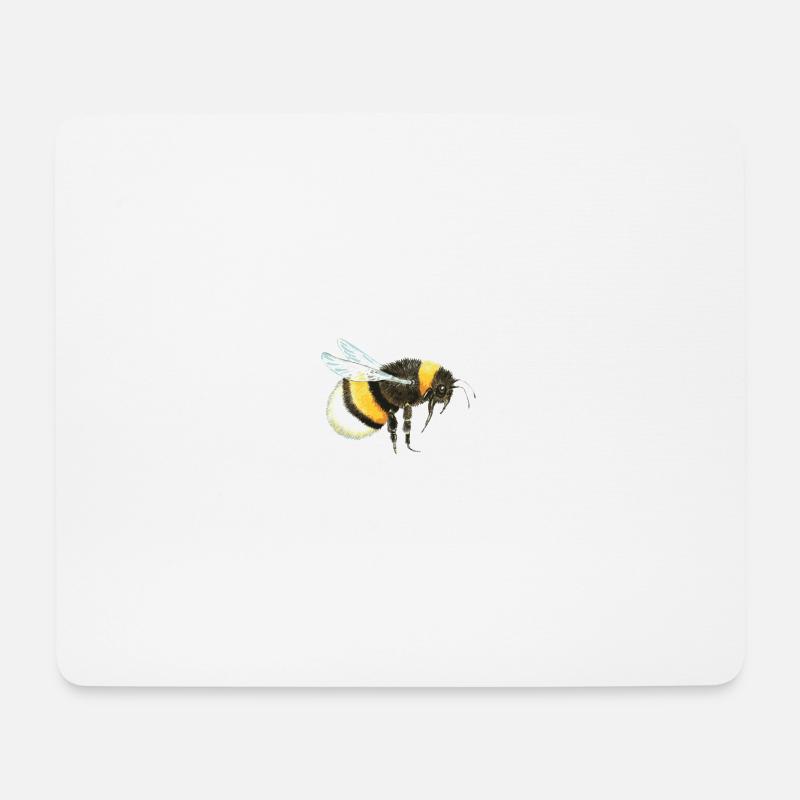 Hummel - Mousepad (Querformat) - Weiß