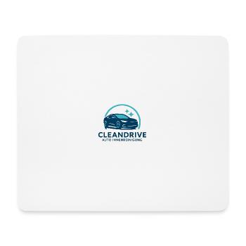 CleanDrive Car Interior Cleaning - Mouse Pad (horizontal) - white - Front