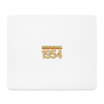 Badge Rétro Original 1954 - Tapis de souris (format paysage) - blanc - Devant
