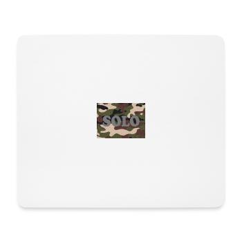 solo - Tapis de souris (format paysage) - blanc - Devant