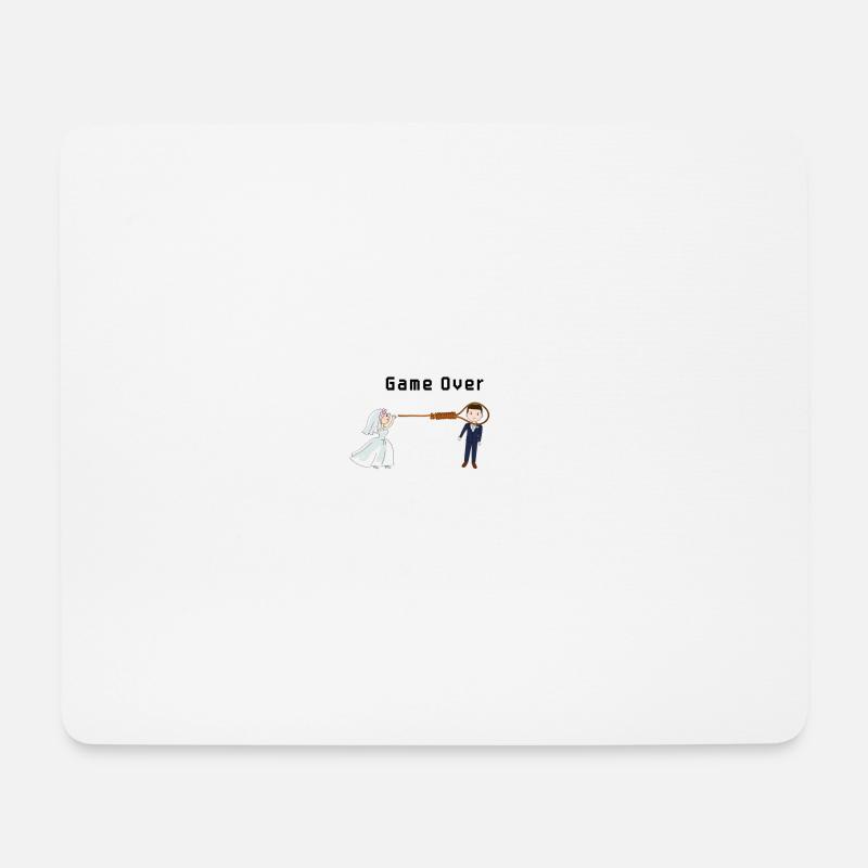 Game over - Mouse Pad (horizontal) - white