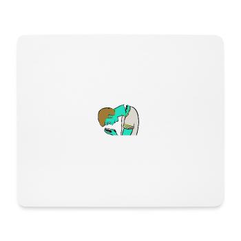 Smombie Smartphone Zombie - Mouse Pad (horizontal) - white - Front