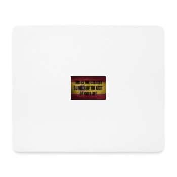 Climate Change Sayings Gift Idea - Mouse Pad (horizontal) - white - Front