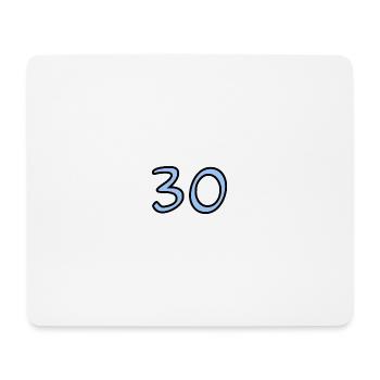 ANNIVERSAIRE. HAPPY BIRTHDAY. JOYEUX ANNIVERSAIRE. - Tapis de souris (format paysage) - blanc - Devant