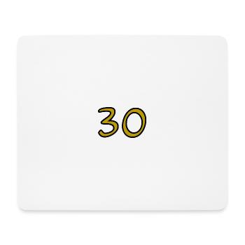 30. 30 YEARS. 30th ANNIVERSARY. 30TH ANNIVERSARY. - Mouse Pad (horizontal) - white - Front